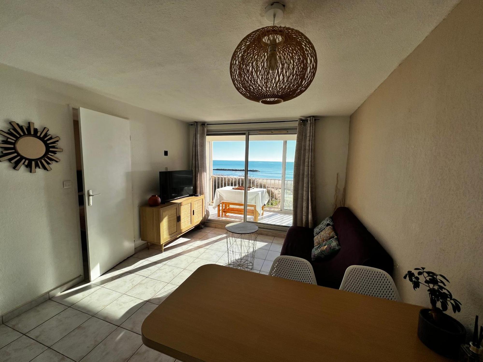 Appartement T2 valras plage Buitenkant foto
