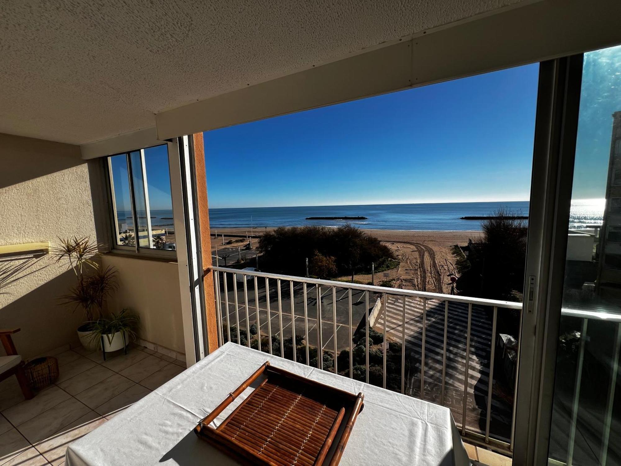 Appartement T2 valras plage Buitenkant foto