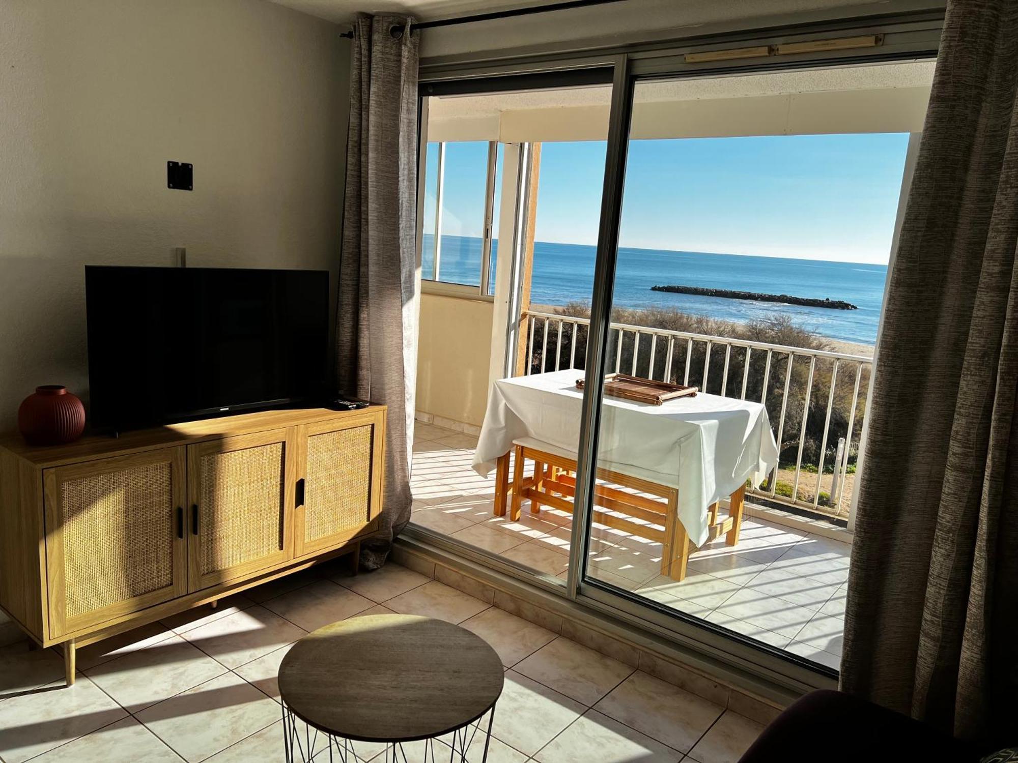 Appartement T2 valras plage Buitenkant foto