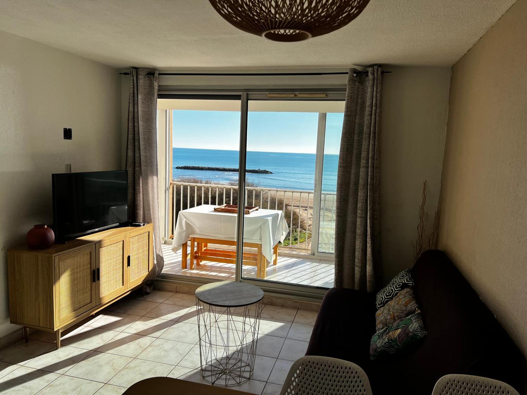 Appartement T2 valras plage Buitenkant foto
