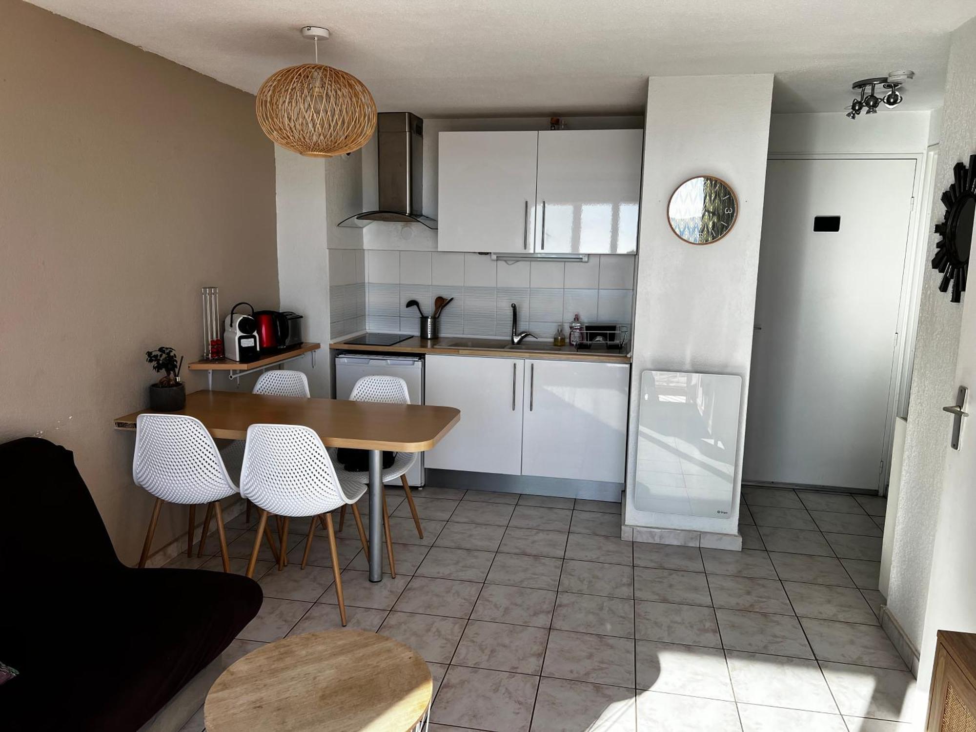 Appartement T2 valras plage Buitenkant foto